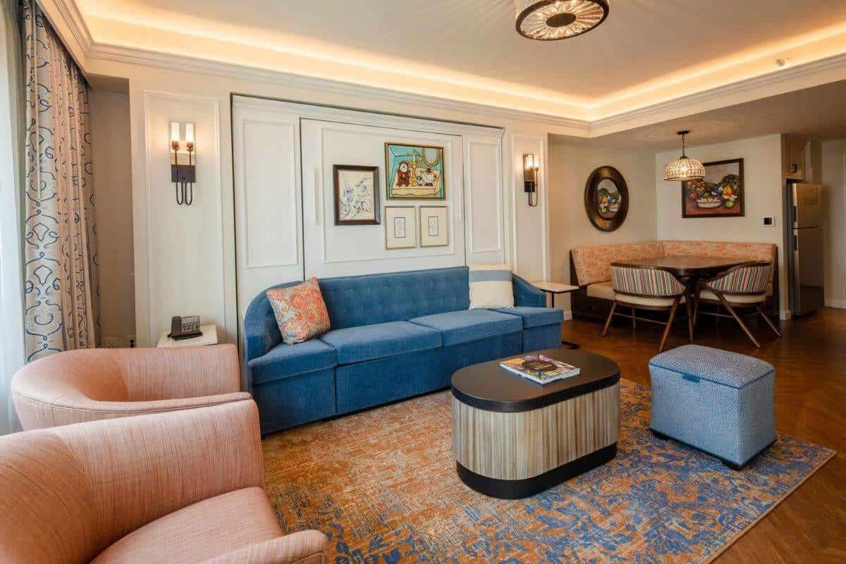 Photo of the 1-bedroom villa at the Riviera Resort at Disney World.
