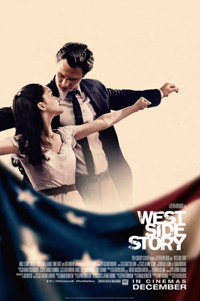Promotional poster for West Side Story, a Steven Spielberg film.