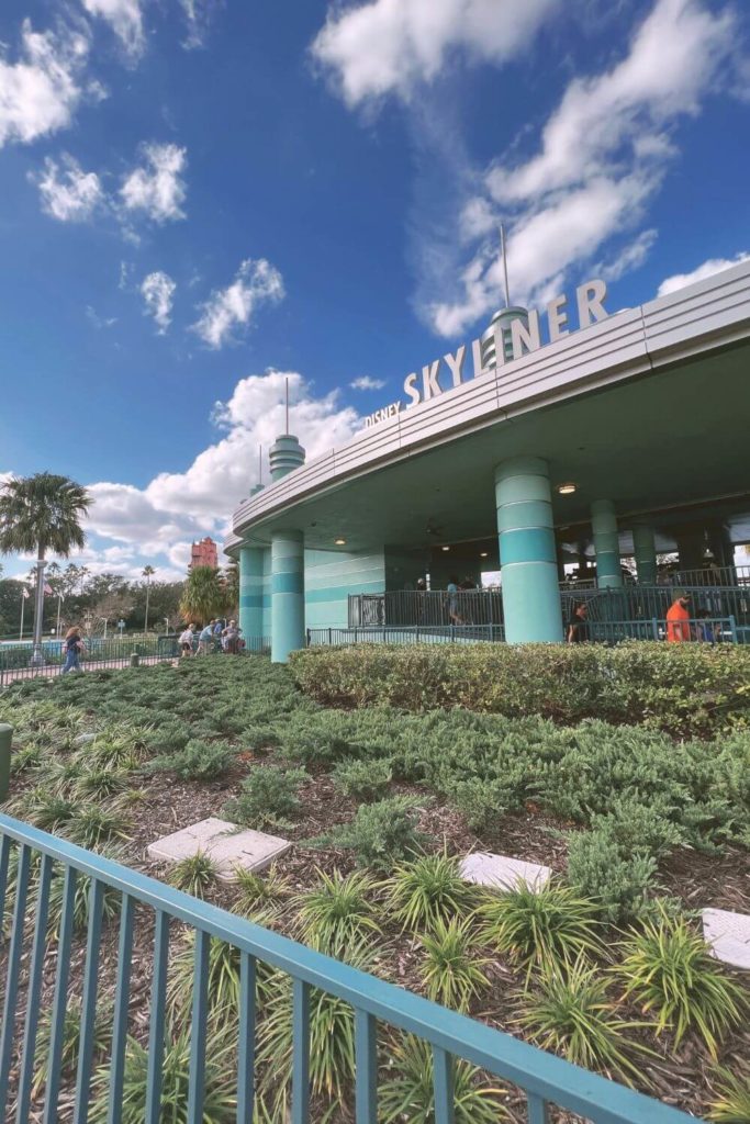 Photo of the Skyliner station at Disney's Hollywood Studios.