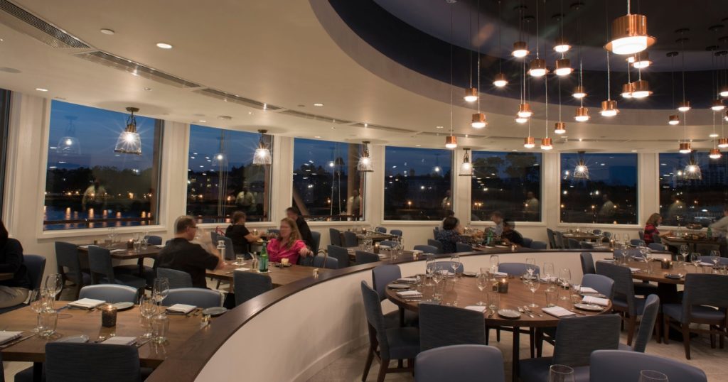 Photo of the interior of Paddlefish restaurant at Disney Springs.