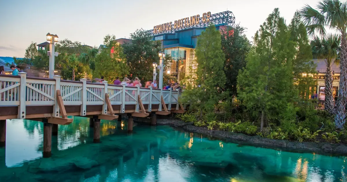 Photo of Disney Springs near The Landing area.