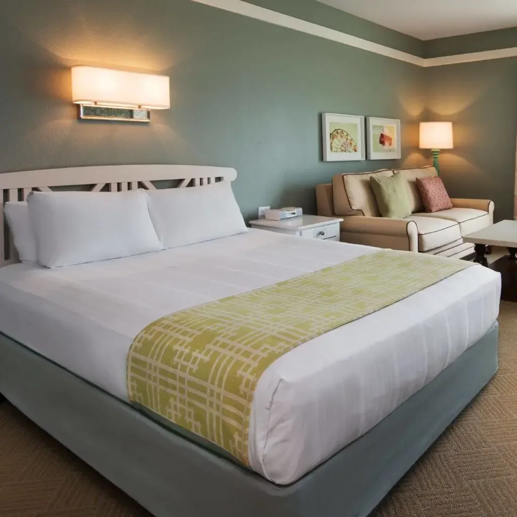 Photo of the refurbished rooms at the BoardWalk Inn and Villas.