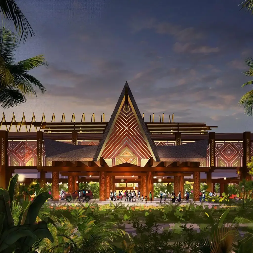 Artist rendering of a new building that will be added to Disney's Polynesian Village Resort.