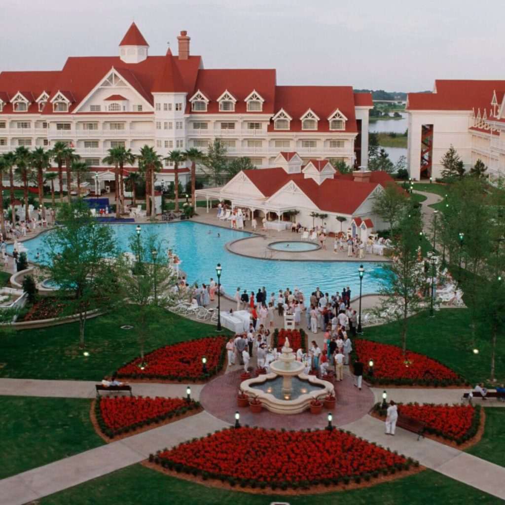 Photo of the Grand Floridian Resort & Spa opening celebration.