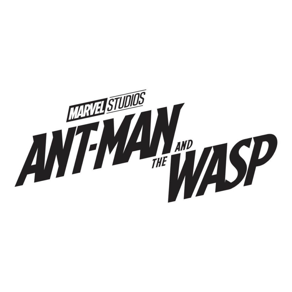 Black graphic for Marvel Studios' Ant-Man and the Wasp film.