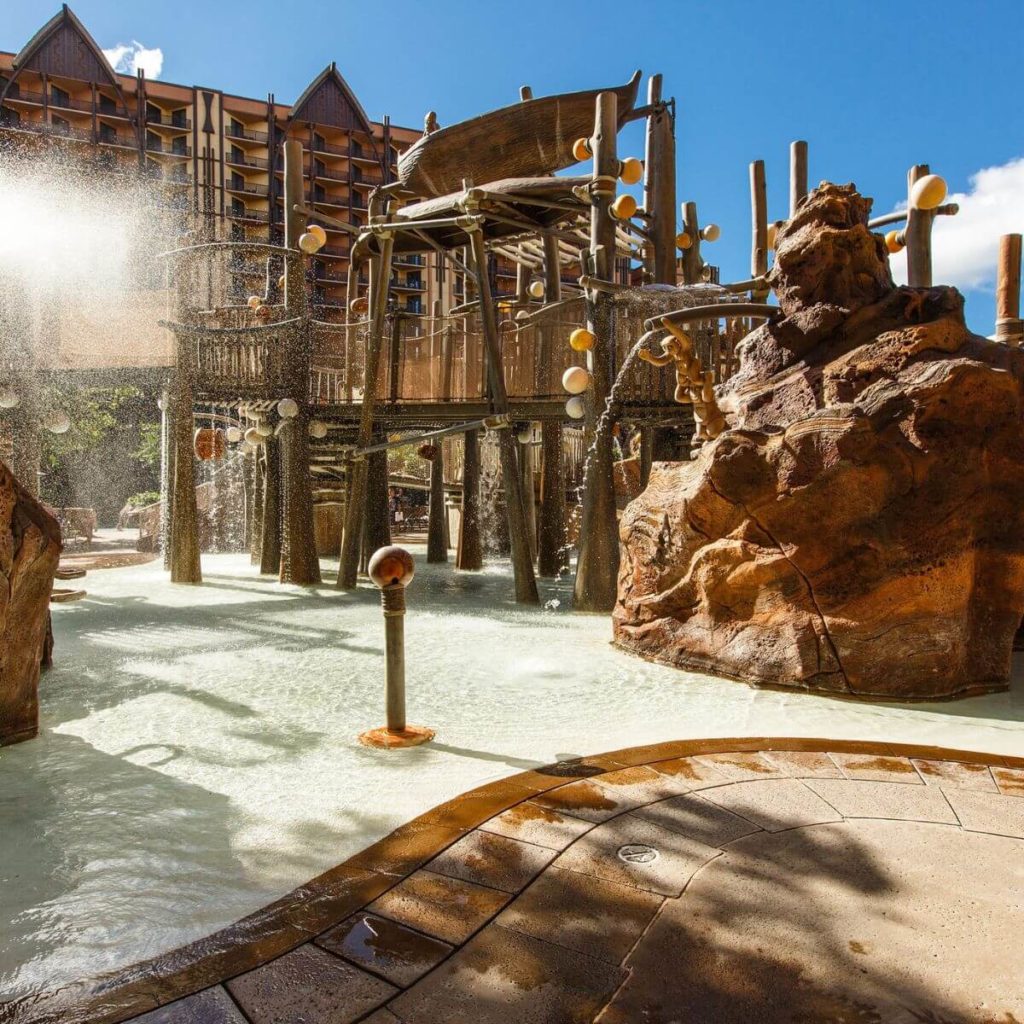 Photo of the Menehune Bridge splash pad.