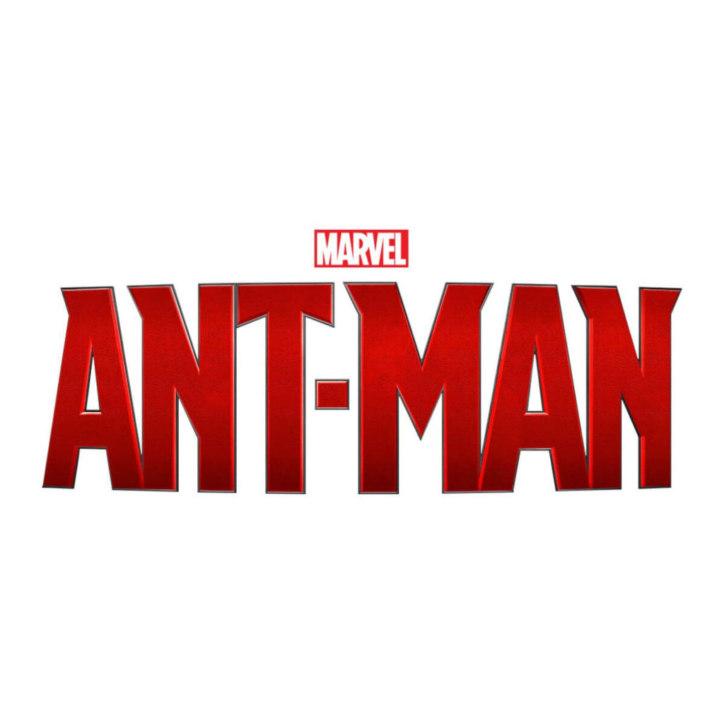 Red graphic for Marvel Studios' Ant-Man film.