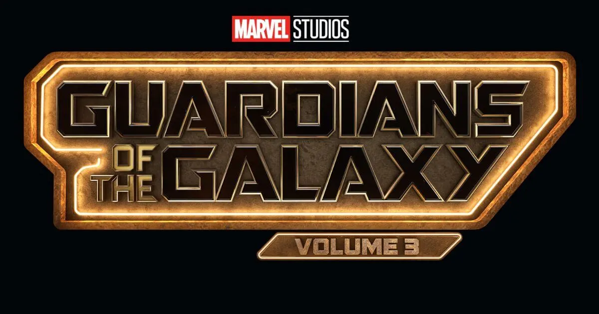 Logo for Marvel Studiios' Guardians of the Galaxy, Volume 3.