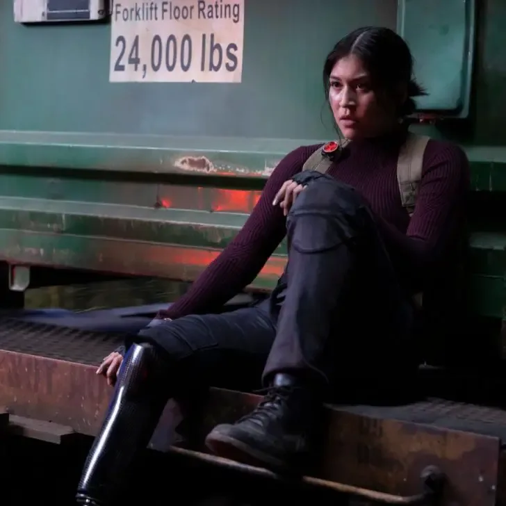 Photo of Alaqua Cox as Maya Lopez in Marvel Studios' Echo.