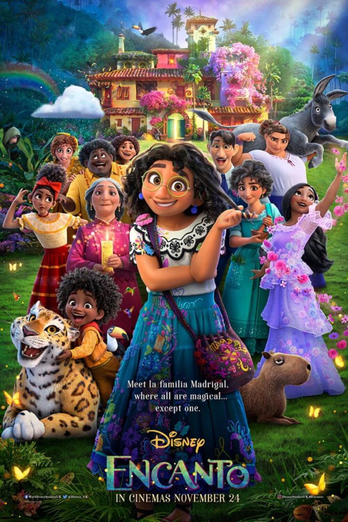 Promotional poster for the animated film, Encanto.