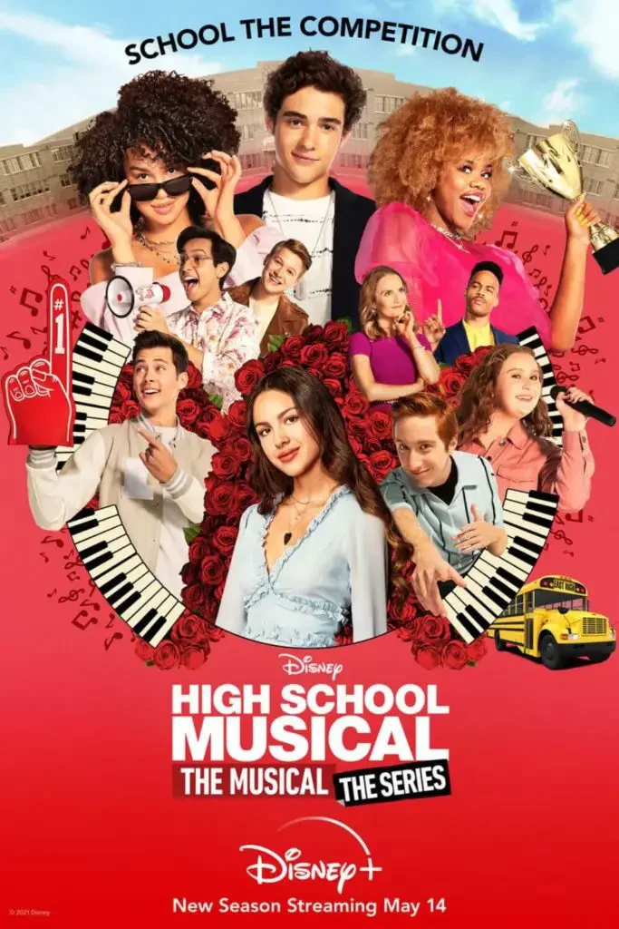 Promotional poster for season 2 of High School Musical The Musical The Series.