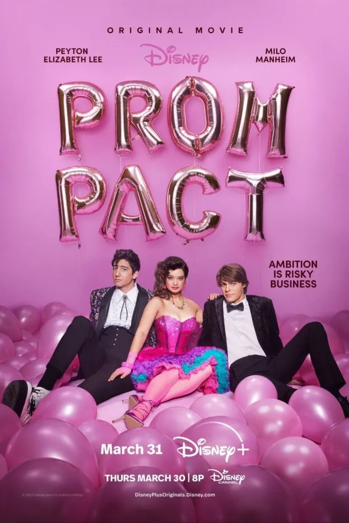 Promotional poster for the Disney+ original movie, Prom Pact.