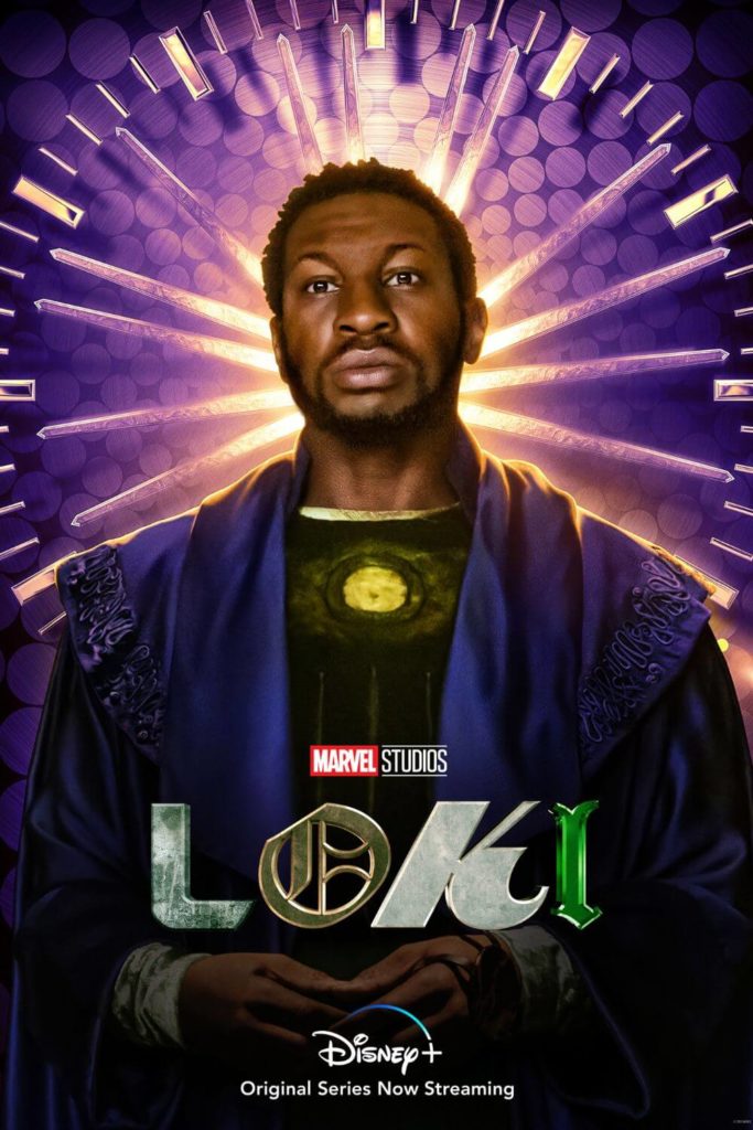Promotional poster for the Marvel Studios Disney+ series Loki, featuring He Who Remains.