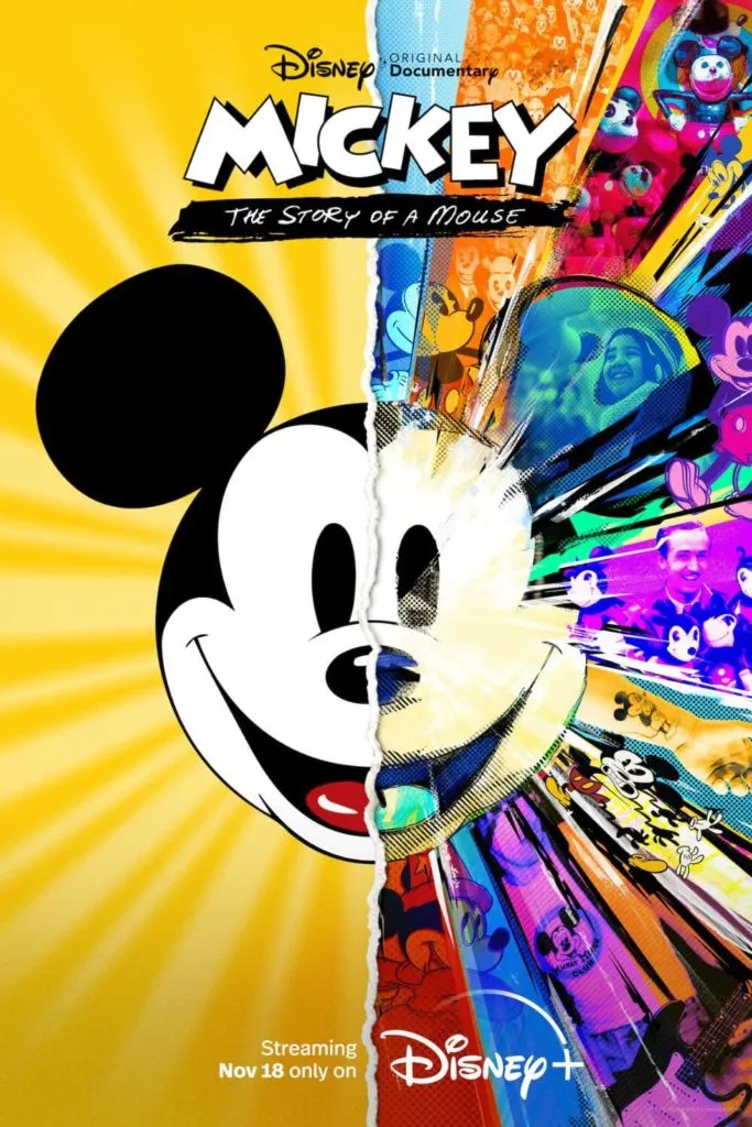 Promotional poster for the documentary, Mickey: The Story of a Mouse.