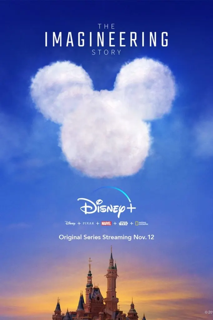 Promotional poster for the documentary, The Imagineering Story.