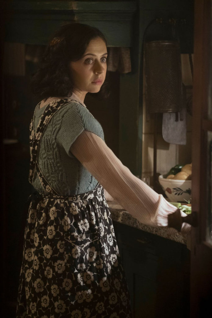 Photo of a scene starring Bel Powley as Miep Gies in the National Geographic show, A Small Light.