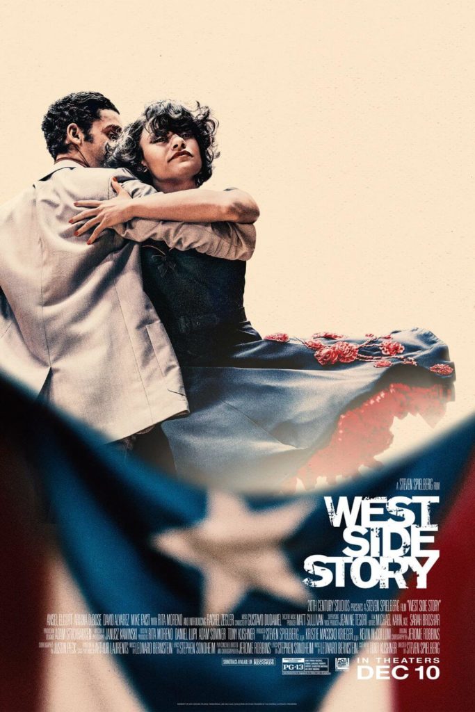Promotional poster for Stephen Spielberg's 2021 remake of West Side Story.