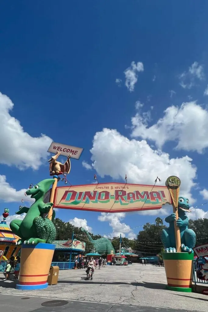 Photo of Chester & Hester's Dino-Rama gateway to DinoLand USA at Animal Kingdom.