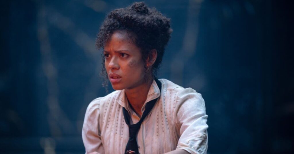 Photo still of Gugu Mbatha-Raw as Ravonna Renslayer in Marvel Studios' LOKI, Season 2.