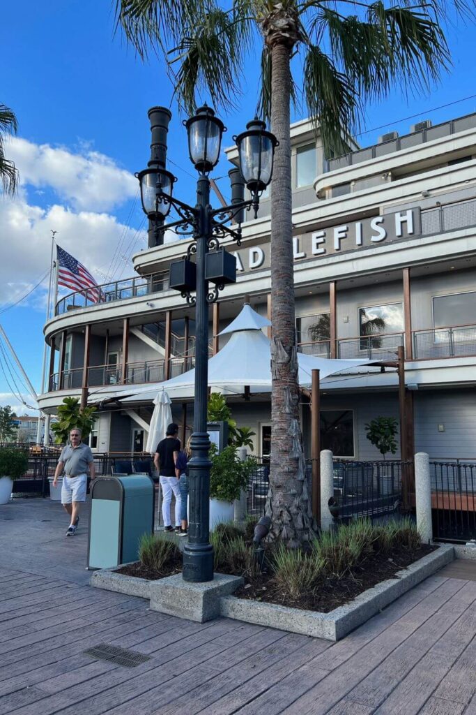 Photo of the entrance to Paddlefish in Disney Springs.