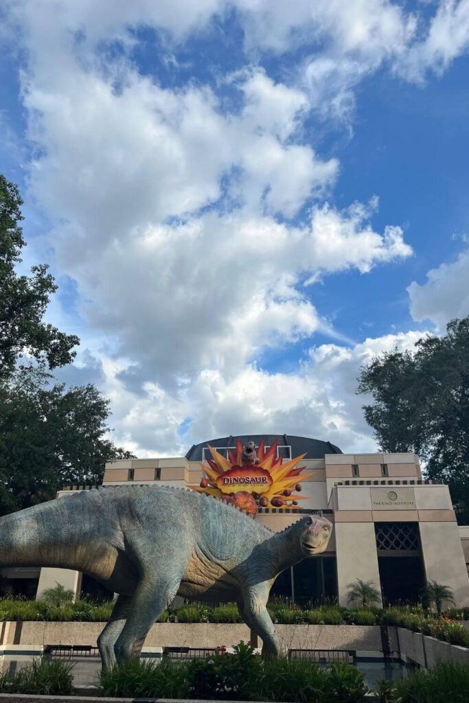 Photo of the entrance for DINOSAUR at Animal Kingdom.