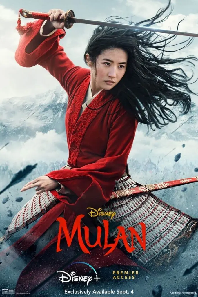 Promotional poster for the 2020 live-action version of Mulan.