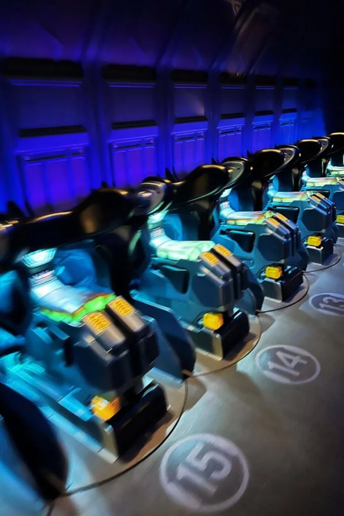 Photo of the banshee cycles for Flight of Passage at Disney's Animal Kingdom.